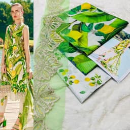 Thumbnail of Maria B. Printed Lawn Suit | 3-Piece Summer Collection with Lawn Dupatta & Patches on Sale