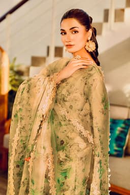 Thumbnail of BAROOQUE 3-Piece Chikankari Lawn Suit | Summer Collection with Cutwork Dupatta & Emb Patches