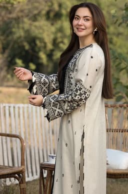 Thumbnail of ALLYS 3-Piece Heavy Embroidered Lawn Suit | Fancy Summer Collection with Bamber Chiffon Dupatta