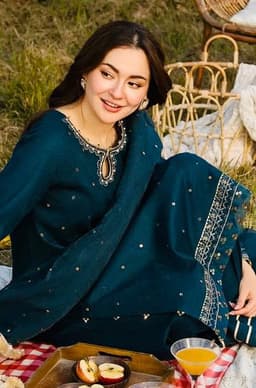 Thumbnail of ZARA SHAHJAHAN 3-Piece Embroidered Lawn Suit | Fancy Summer Collection with Khaadi Net Dupatta